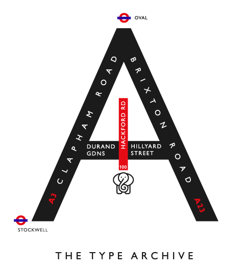 the Type Archive, 100 Hackford Road